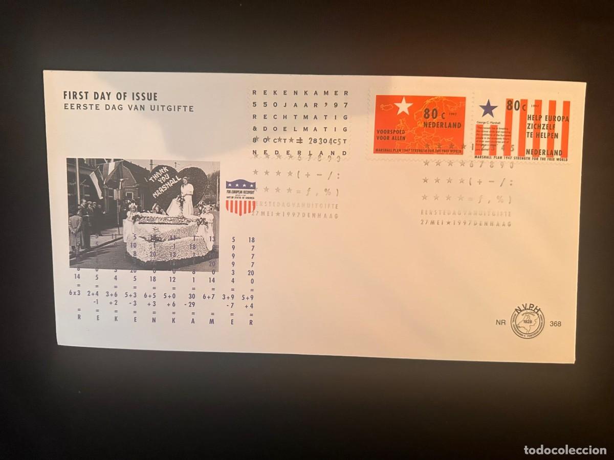Sellos: CM) 1997. NETHERLANDS. DUTCH MAP. FLAG. FDC. FLOAT. XF - Foto 1