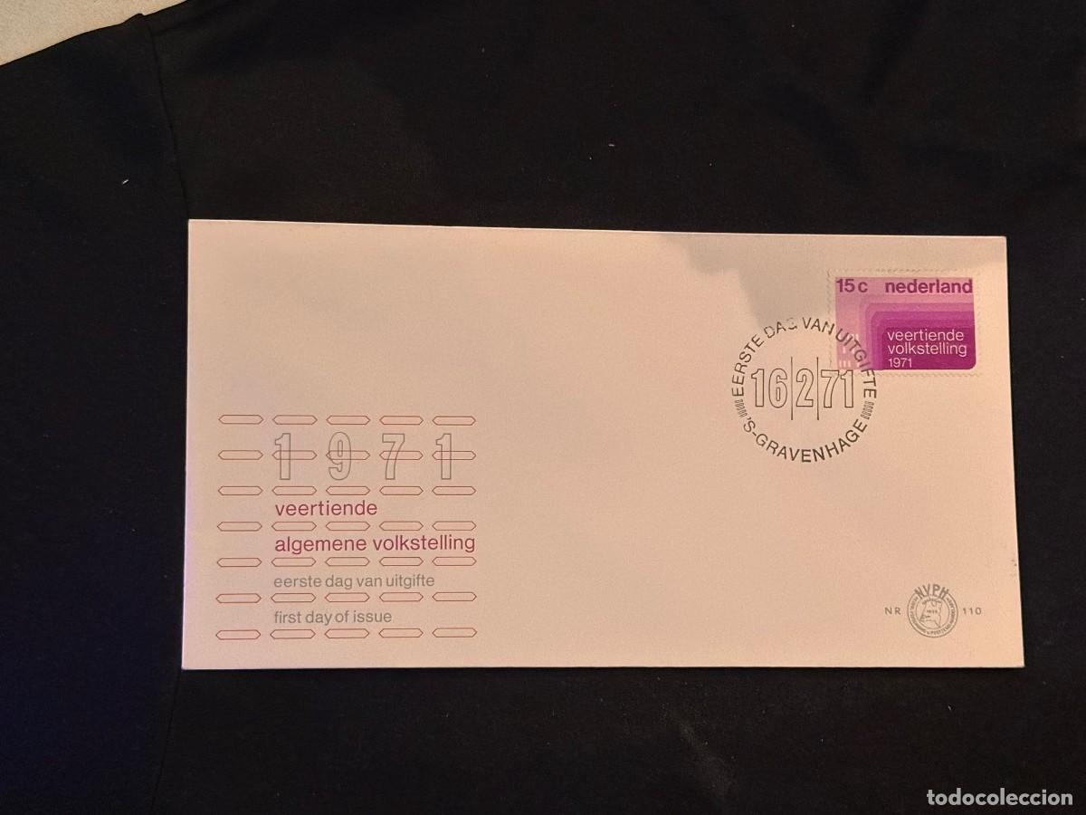 Sellos: CM) 1971. NETHERLANDS. FOURTEENTH CENSUS. FDC. GENERAL CENSUS. XF - Foto 1