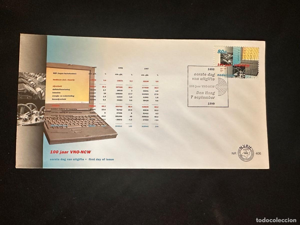 Sellos: CM) 199. NETHERLANDS. COMPUTER. FDC. TECHNOLOGICAL REVOLUTION. XF - Foto 1