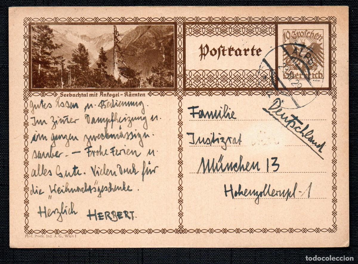 Sellos: AUSTRIA . ENTERO POSTAL ILUSTRADO - Foto 1