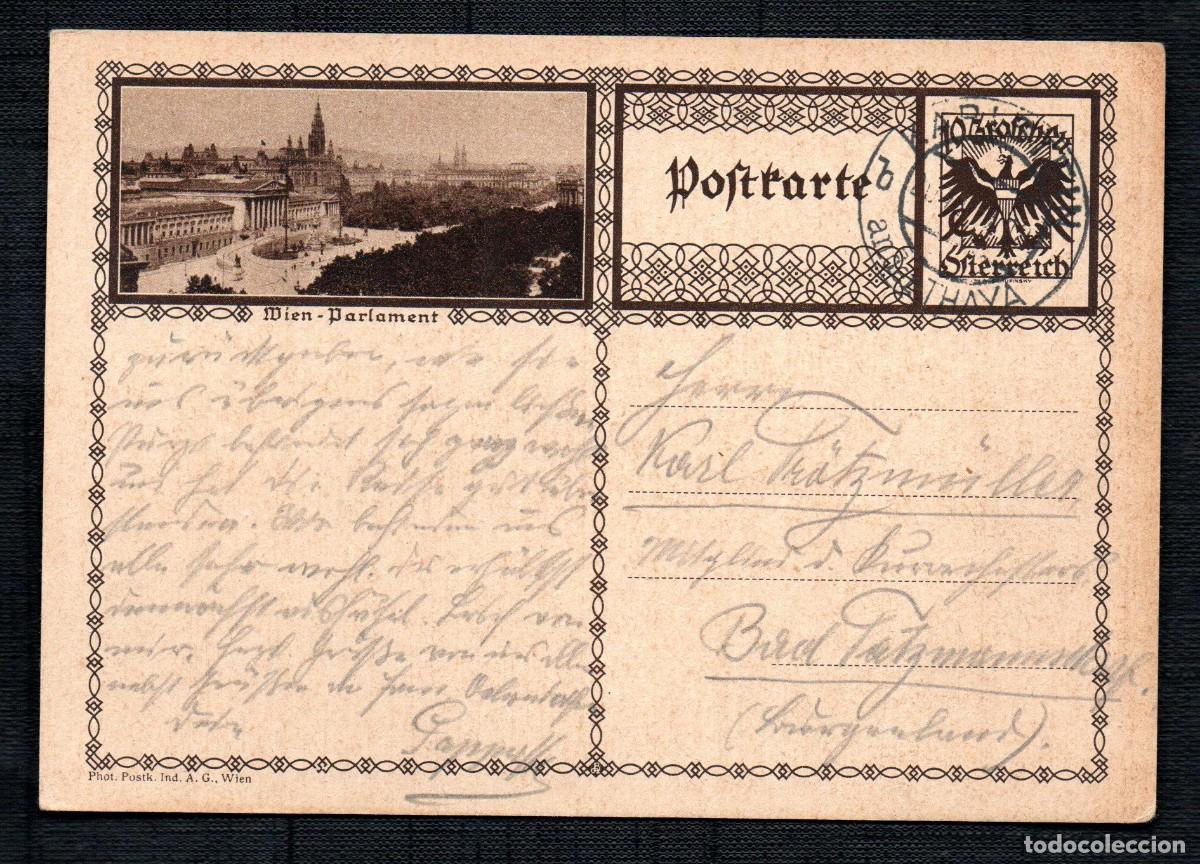 Sellos: AUSTRIA . ENTERO POSTAL ILUSTRADO - Foto 1