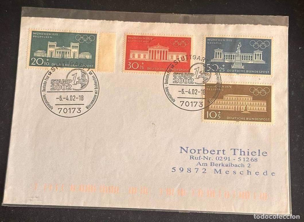 Sellos: CM) 2002. GERMANY. ARCHITECTURE. FDC. OLYMPICS. XF - Foto 1