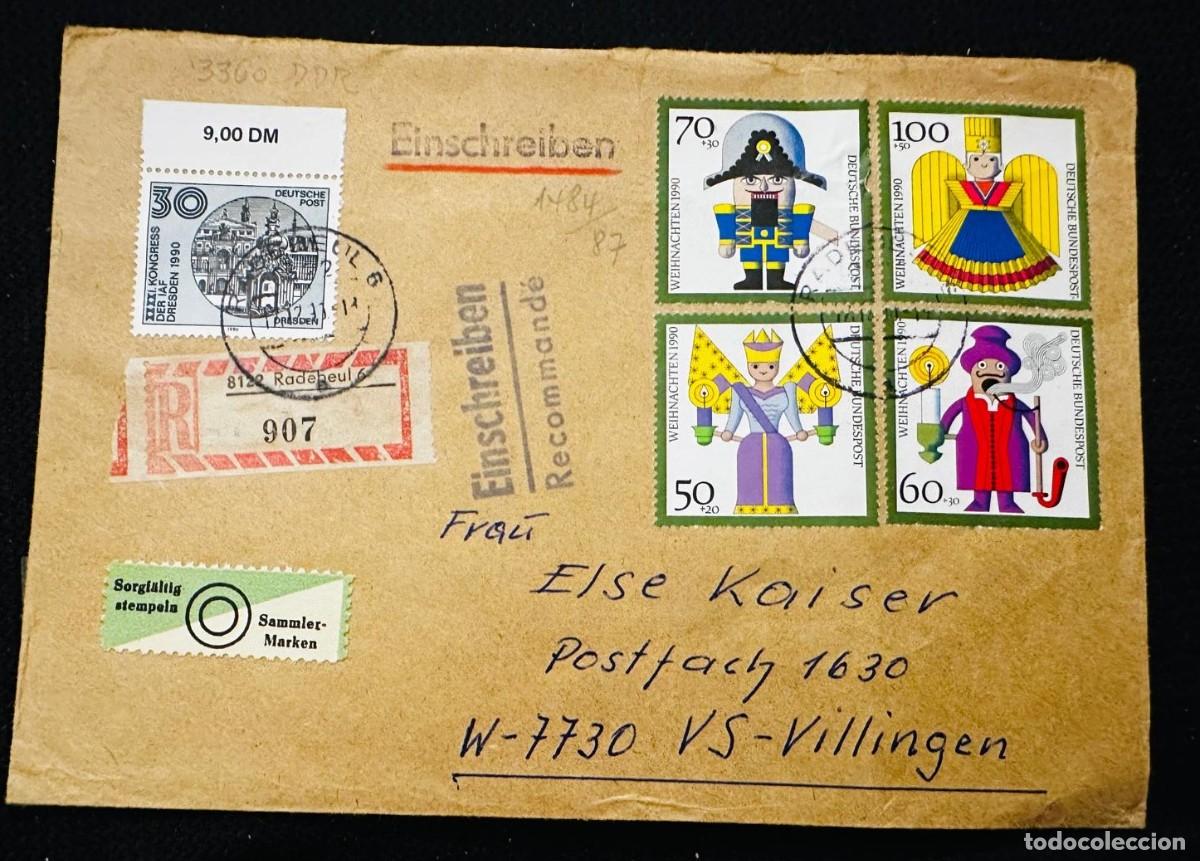 Sellos: CM) 1990. GERMANY. ANCIENT ARCHITECTURE. NUTCRACKER. INTERNAL MAIL. XF - Foto 1