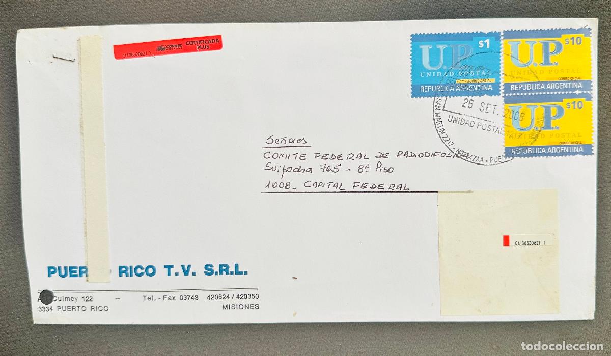 Sellos: CM) 2008. ARGENTINA. UNIT POSTAGE. INTERNAL MAIL. XF - Foto 1