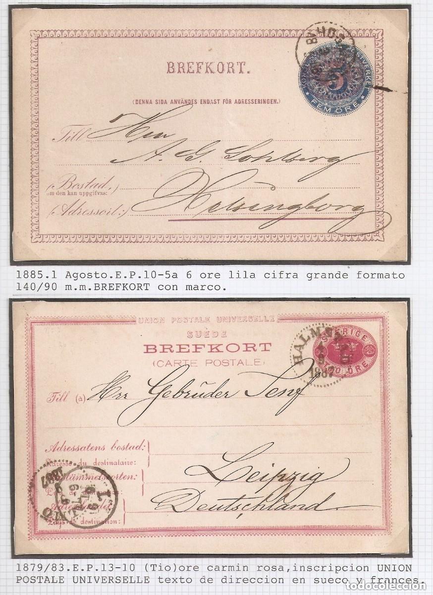 Sellos: SUECIA. 2 ENTERO POSTAL. - Foto 1