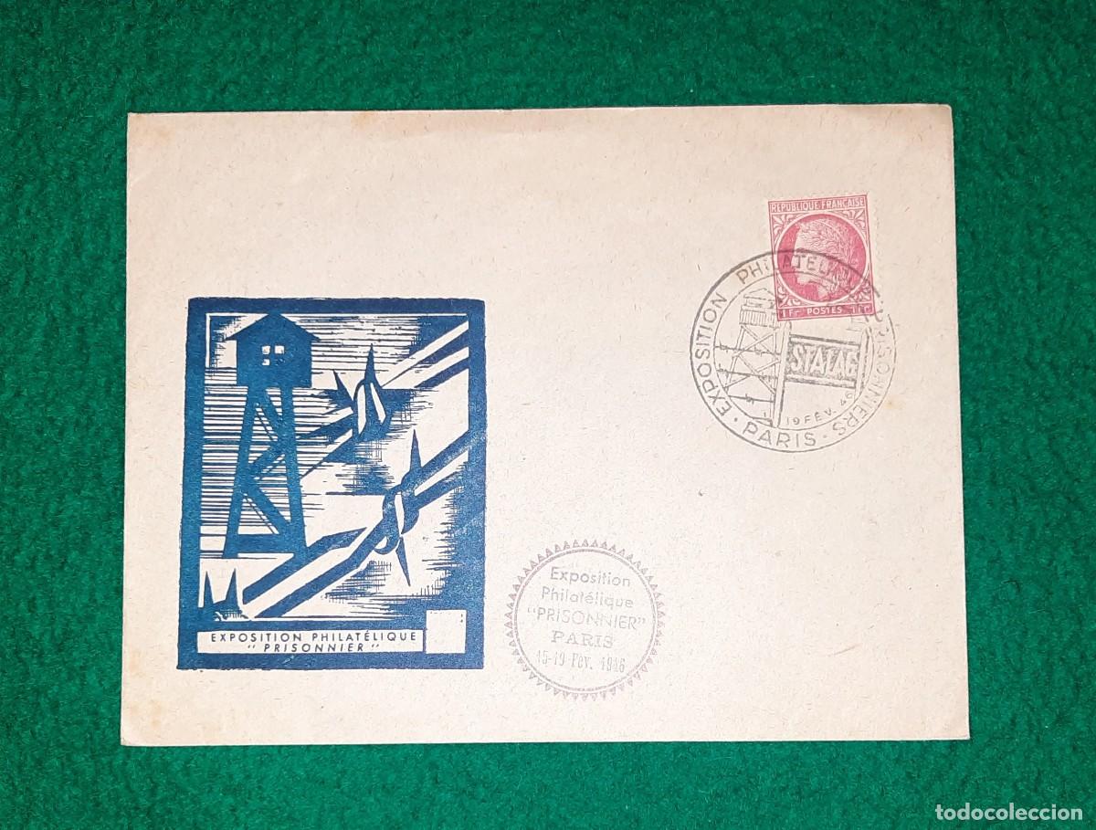 Sellos: Entero postal PARIS 1946 - Foto 1