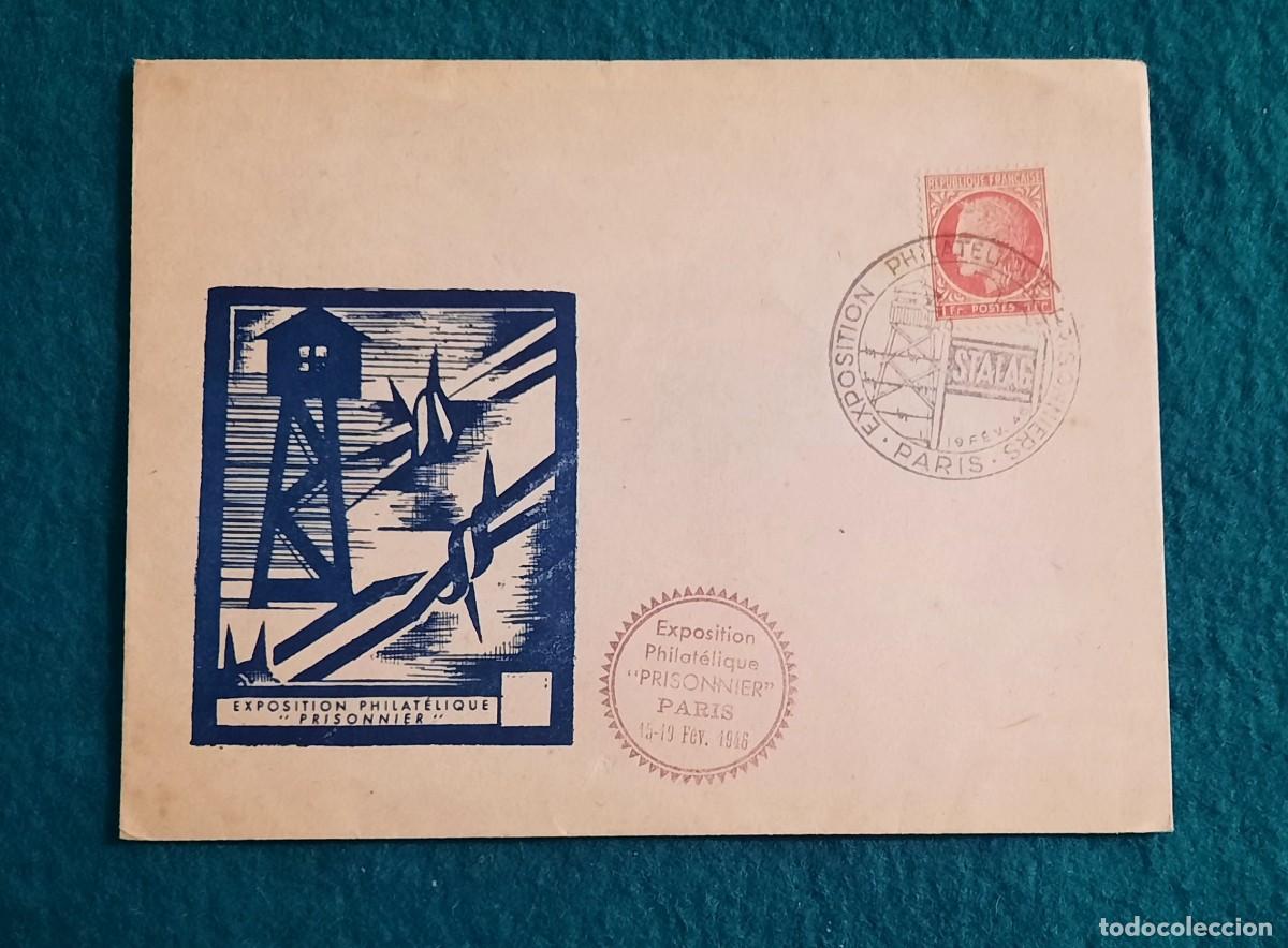 Sellos: Entero postal PARIS 1946 - Foto 2