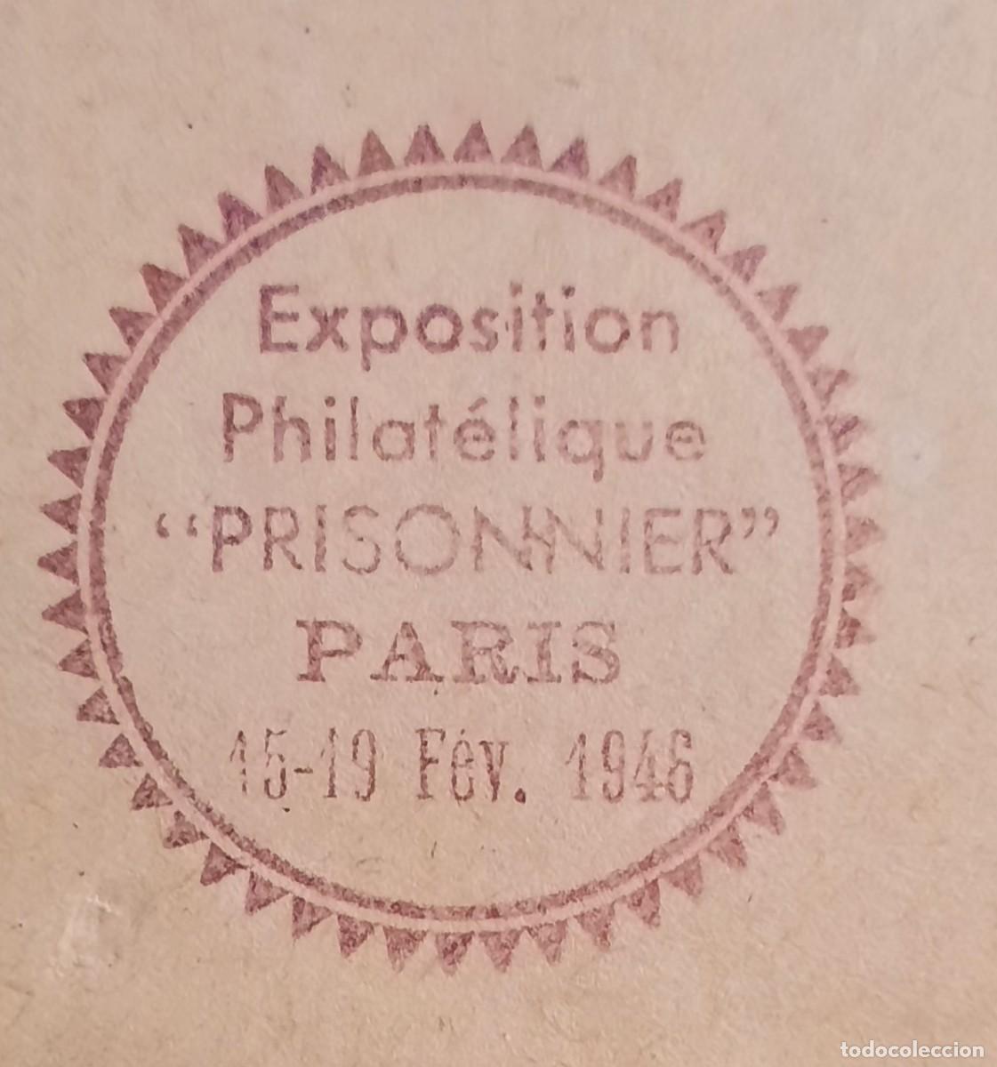 Sellos: Entero postal PARIS 1946 - Foto 7