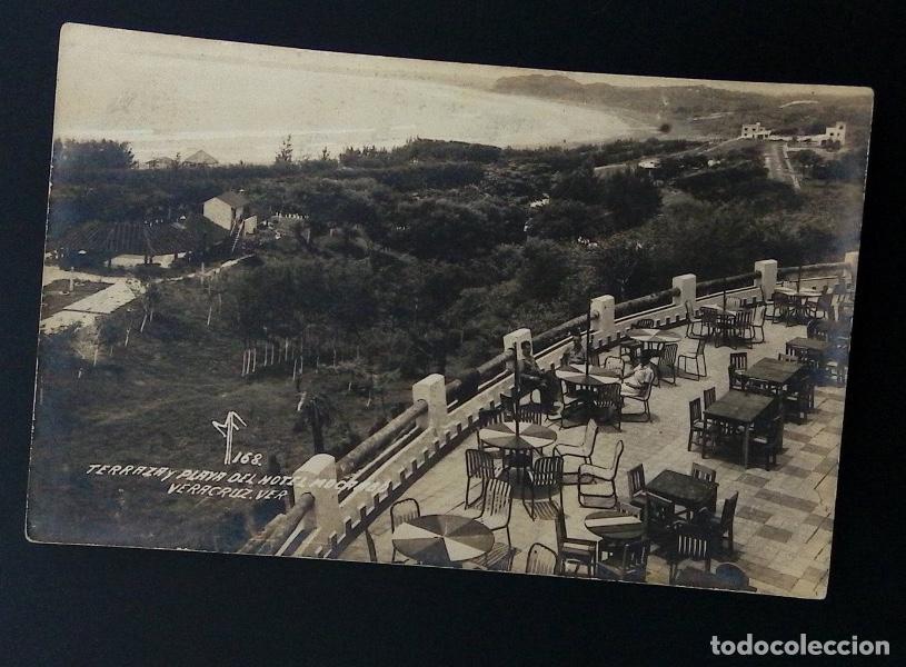 Timbres: CMI) 1950. MEXICO. TOURIST POSTCARD. VIEW FROM THE MOCAMBO HOTEL IN VERACRUZ. XF