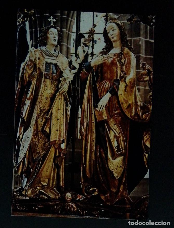 Sellos: CMI) 1473. GERMANY. PORTRAIT OF POLYCHROME WOOD SCULPTURES OF SAINTS, TYPICAL OF GERMANIC ART. XF