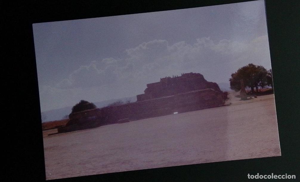 Sellos: CMI) 1976. MEXICO. TOURIST PHOTOGRAPH OF THE MONTE ALB&Aacute;N PYRAMID, ARCHAEOLOGICAL ZONE. XF