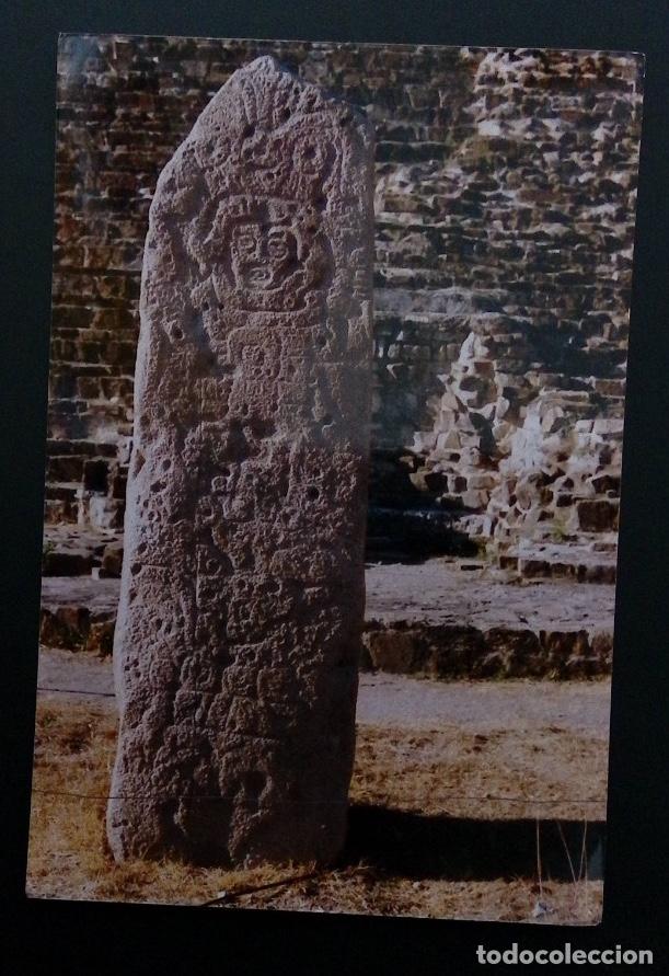 Sellos: CMI) 2012. MEXICO. POSTCARD. ARCHAEOLOGICAL STELE OF THE MAYA/OLMEC CULTURE. XF