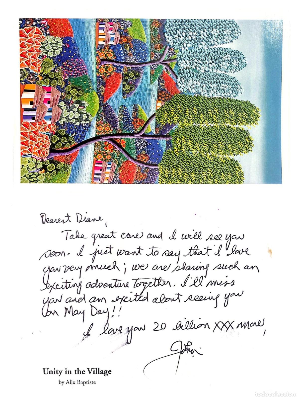 Selos: CMI) 2010. UNITED STATES. HAND-INSCRIBED ARTISTIC POSTCARD: &ldquo;UNITY IN THE VILLAGE.&rdquo; INTERNAL MAIL. F