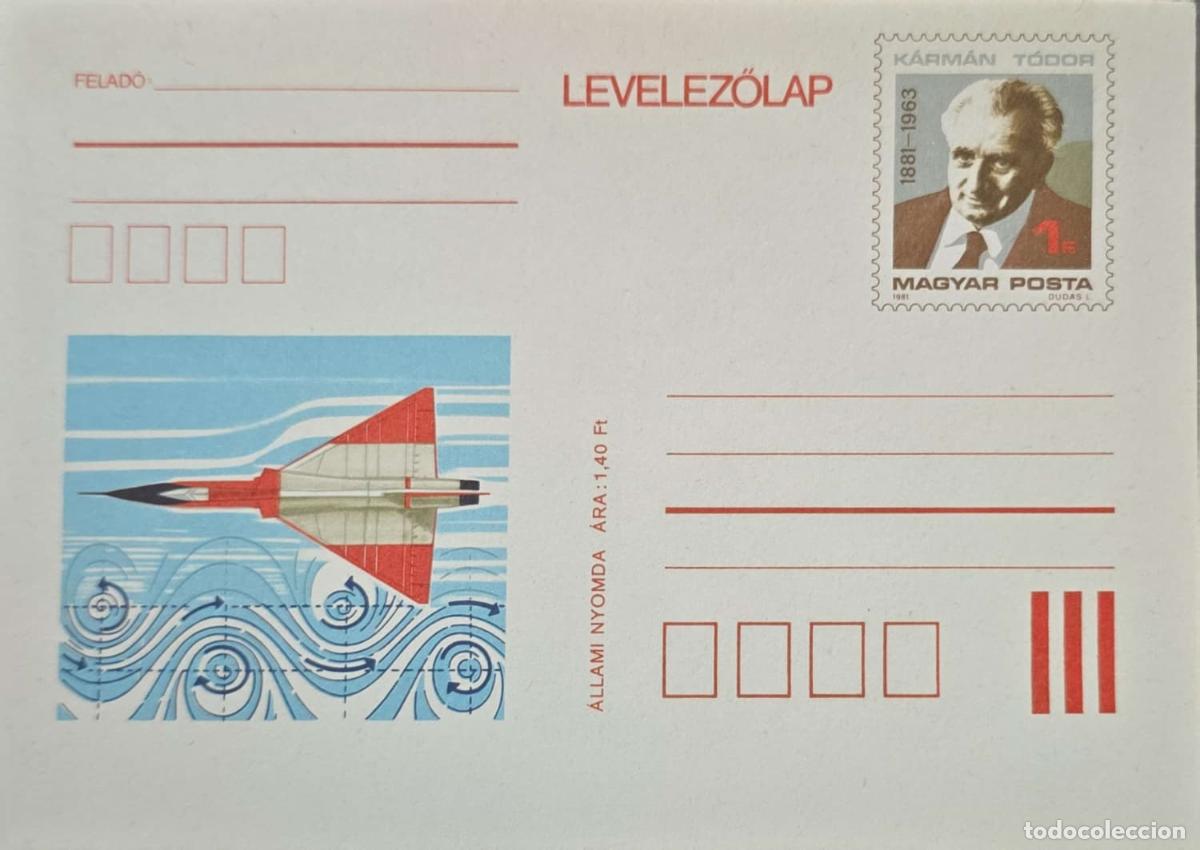 Timbres: CMI) 1981. HUNGARY. COMMEMORATIVE POSTCARD. PORTRAIT OF THE SCIENTIST AND ENGINEER TODOR CARTMAN. XF