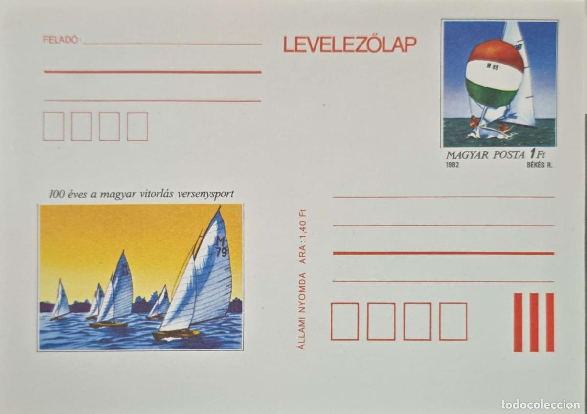 Sellos: CMI) 1982. HUNGARY. POSTCARD. 100 YEARS OF SAILING. XF