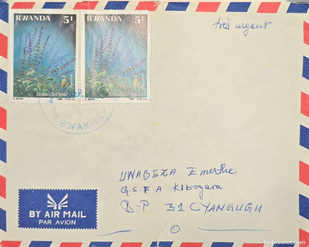 Sellos: CMI) 1968. RWANDA. BOTANY/FLOWERS. FROM THE REGION. DOMESTIC MAIL. XF