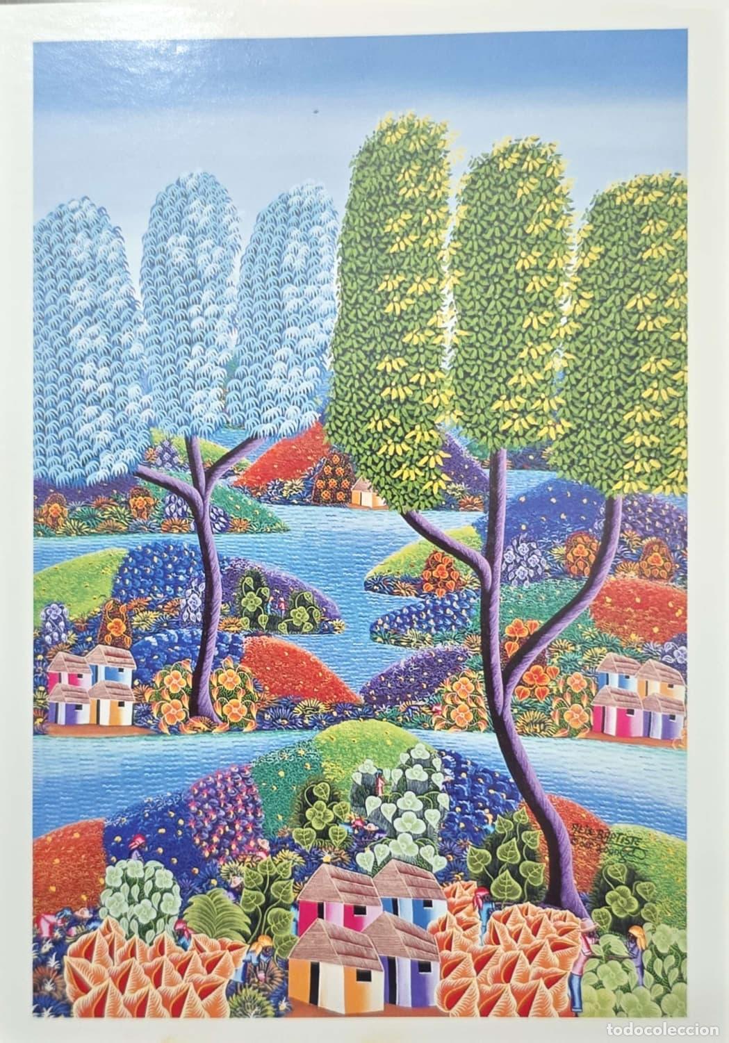 Sellos: CMI) 1988. HAITI. ARTISTIC POSTCARD. PAINTING BY ALIX BAPTISTE. XF