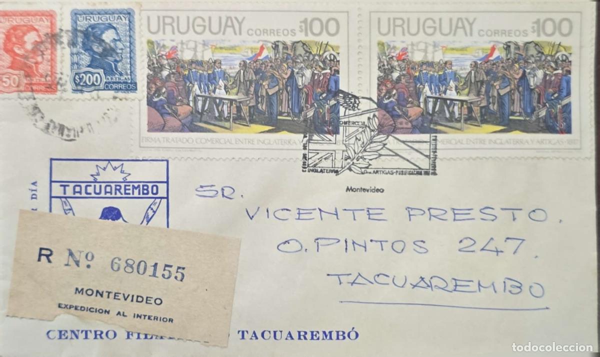 Timbres: CMI) 1950. URUGUAY. HISTORICAL MILESTONES AND NATIONAL HEROES: SWEARING-IN OF THE CONSTITUTION. INTE