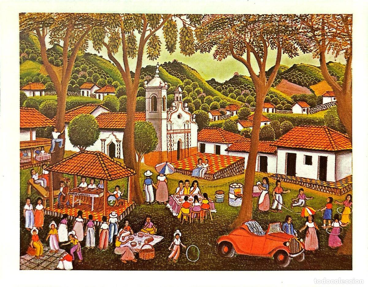 Timbres: CMI) 1958. HONDURAS. ARTISTIC POSTCARD. RURAL GENRE PAINTING. XF