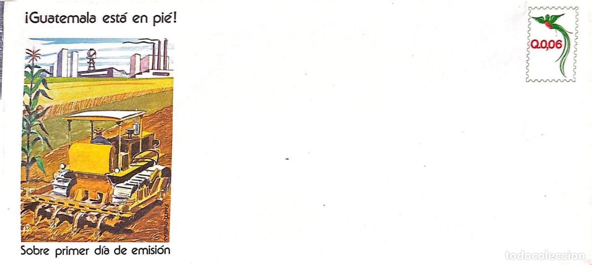 Sellos: CMI) 1976. GUATEMALA. THE QUETZAL BIRD. FDC. NATIONAL RECONSTRUCTION. XF