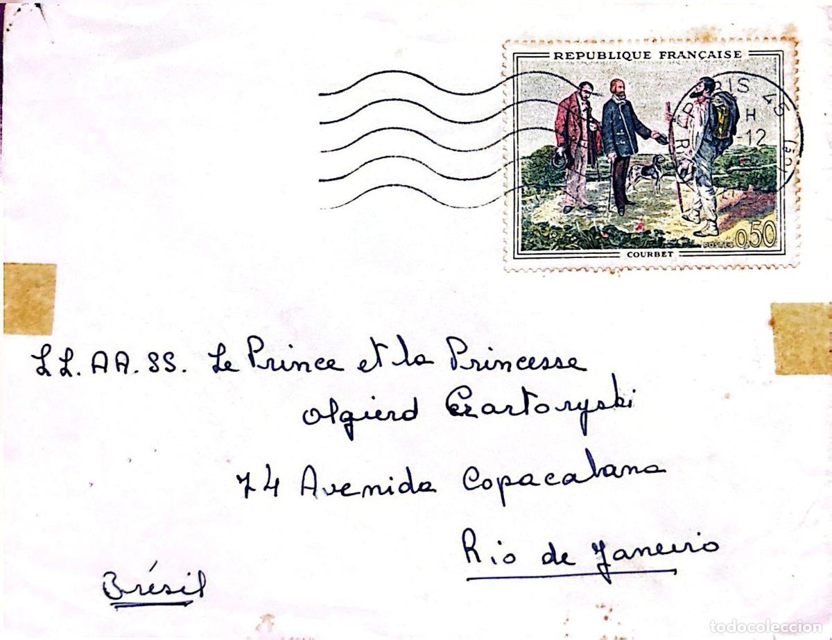 Briefmarken: CMI) 1955. FRANCE. ART/PAINTING AND ILLUSTRATION: TRIBUTE TO THE ARTIST GUSTAVE COURBET. COVER SENT