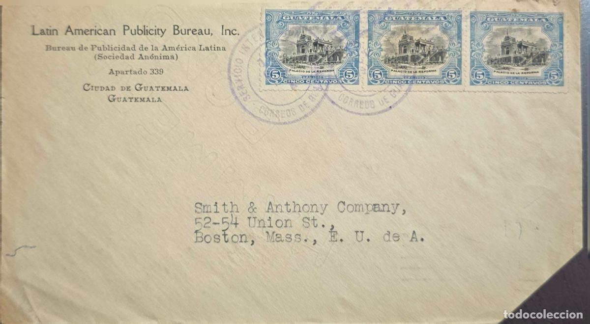 Briefmarken: CMI) 1910. GUATEMALA. INSTITUTIONAL ARCHITECTURE / FA&Ccedil;ADE OF THE PALACE OF THE REFORMA. XF