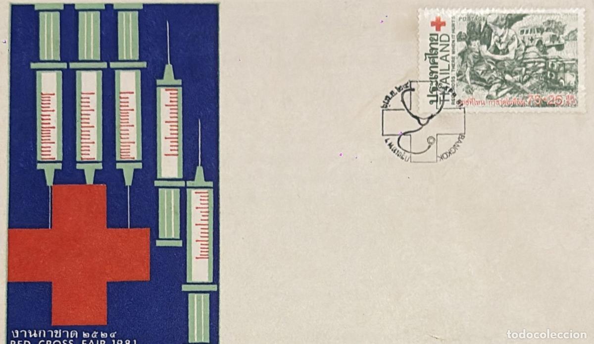 Sellos: CMI) 1981. THAILAND. HEALTH AND SOCIAL WELFARE. FDC. RED CROSS. XF
