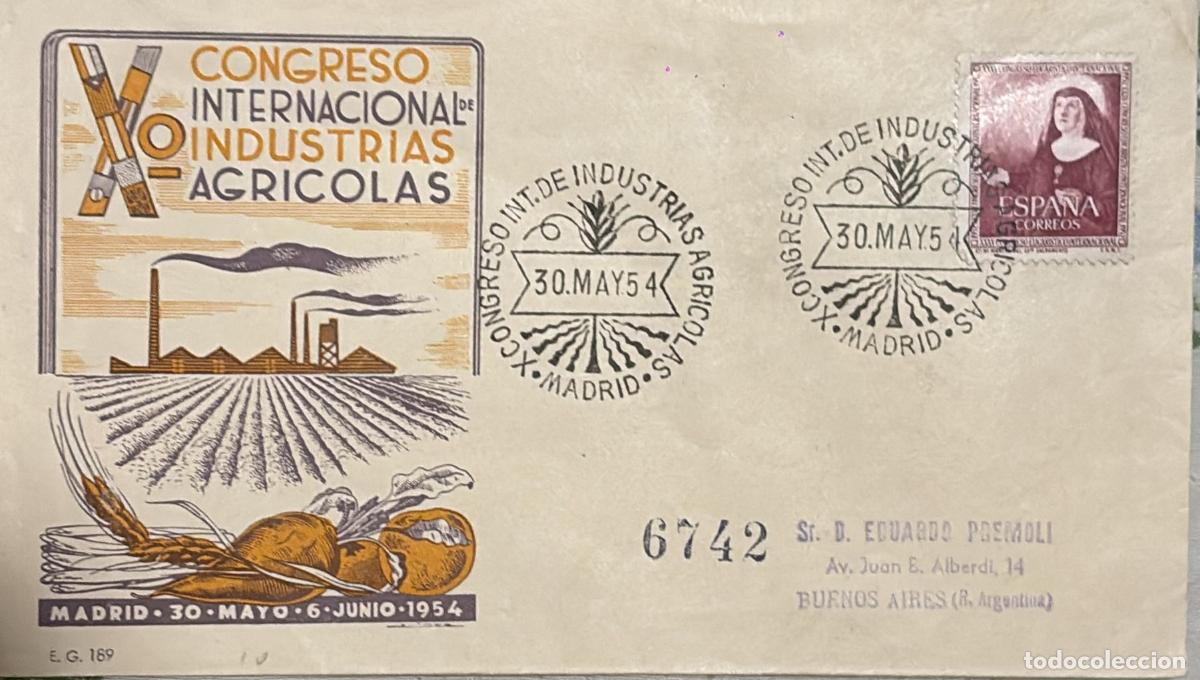 Sellos: CMI) 1964. SPAIN. SAINT TERESA OF JESUS. FDC. FOR THE INTERNATIONAL CONGRESS OF AGRICULTURAL INDUSTR
