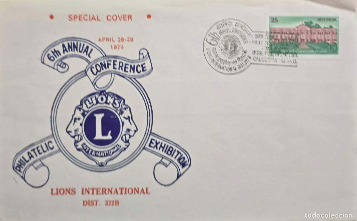 Sellos: CMI) 1939. INDIA. ARCHITECTURE. INTERNATIONAL INSTITUTIONS. SIXTH ANNUAL LIONS CLUB CONFERENCE. XF
