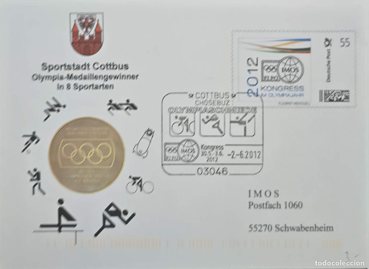 Timbres: CMI) 2012. GERMANY. SPORTS IMOS CONGRESS. OLYMPIC YEAR. XF