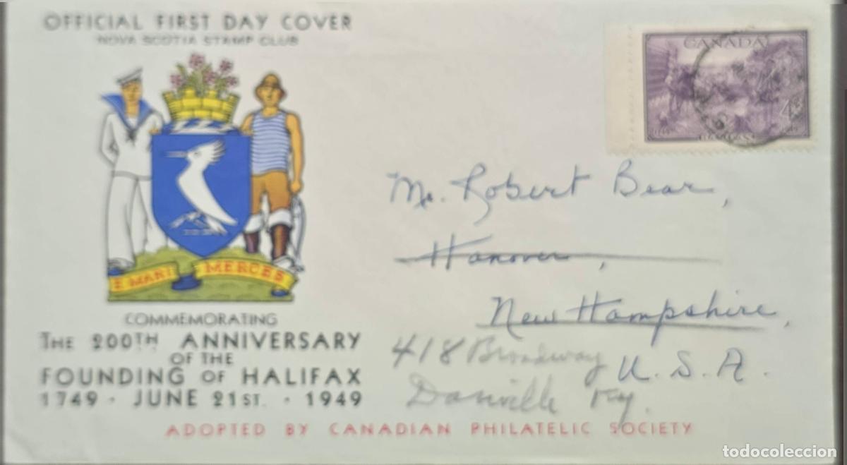 Sellos: CMI) 1949. CANADA. CLASSIC MILITARY SCENE. FDC. MILITARY HISTORICAL COMMEMORATION. 200TH ANNIVERSARY