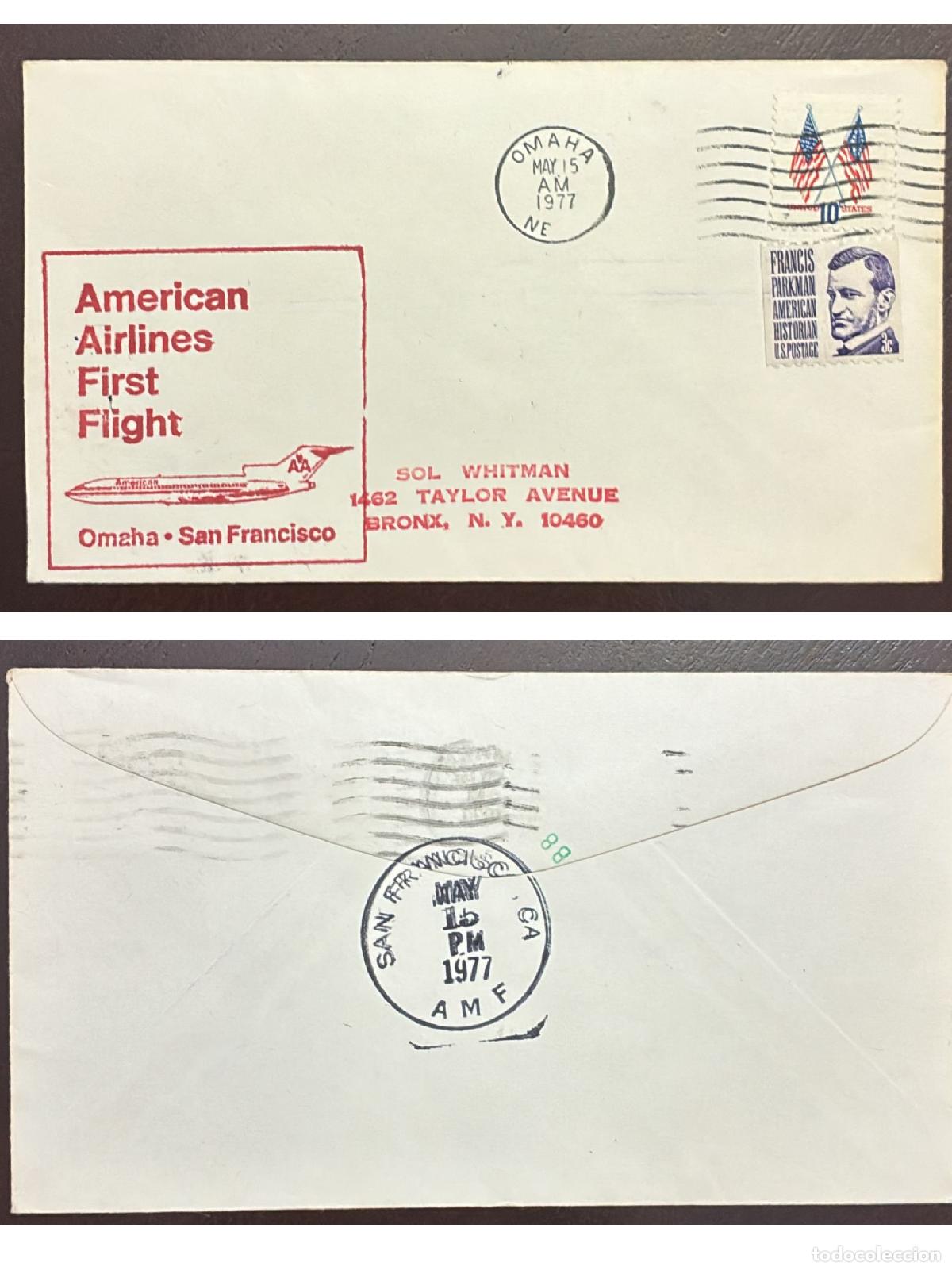 Sellos: CMI) 1977. UNITED STATES. PORTRAIT OF AMERICAN HISTORIAN FRANCIS PARKMAN. INTERNAL MAIL. FRONT AND B