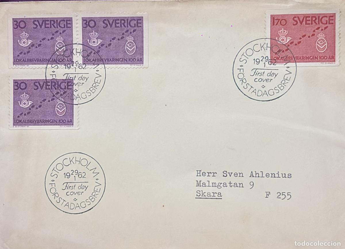 Sellos: CMI) 1962. SWITZERLAND. PHILATELIC LOGO. FDC. POSTAL HISTORY. CENTENARY OF THE LOCAL LETTER DELIVERY