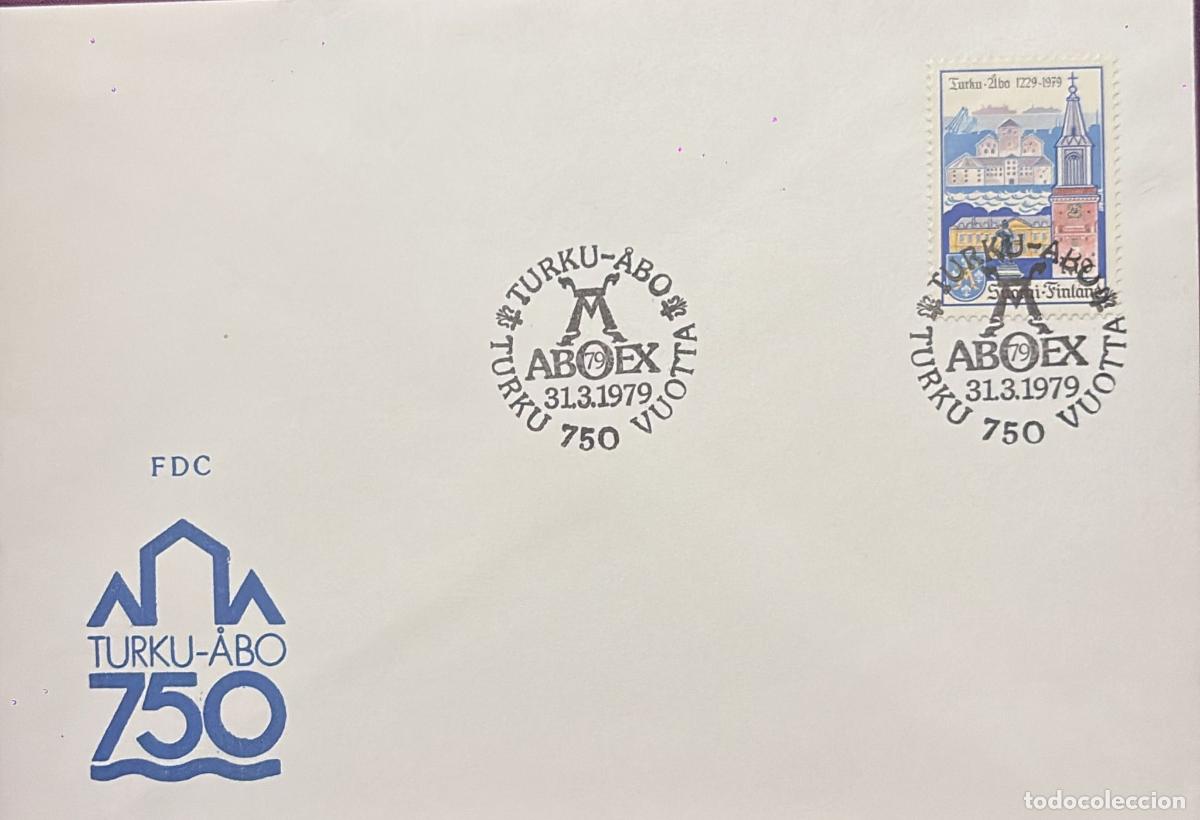 Sellos: CMI) 1979. FINLAND. CATHEDRAL ARCHITECTURE. FDC. 750TH ANNIVERSARY OF THE FOUNDING OF TURKU-ABO. XF