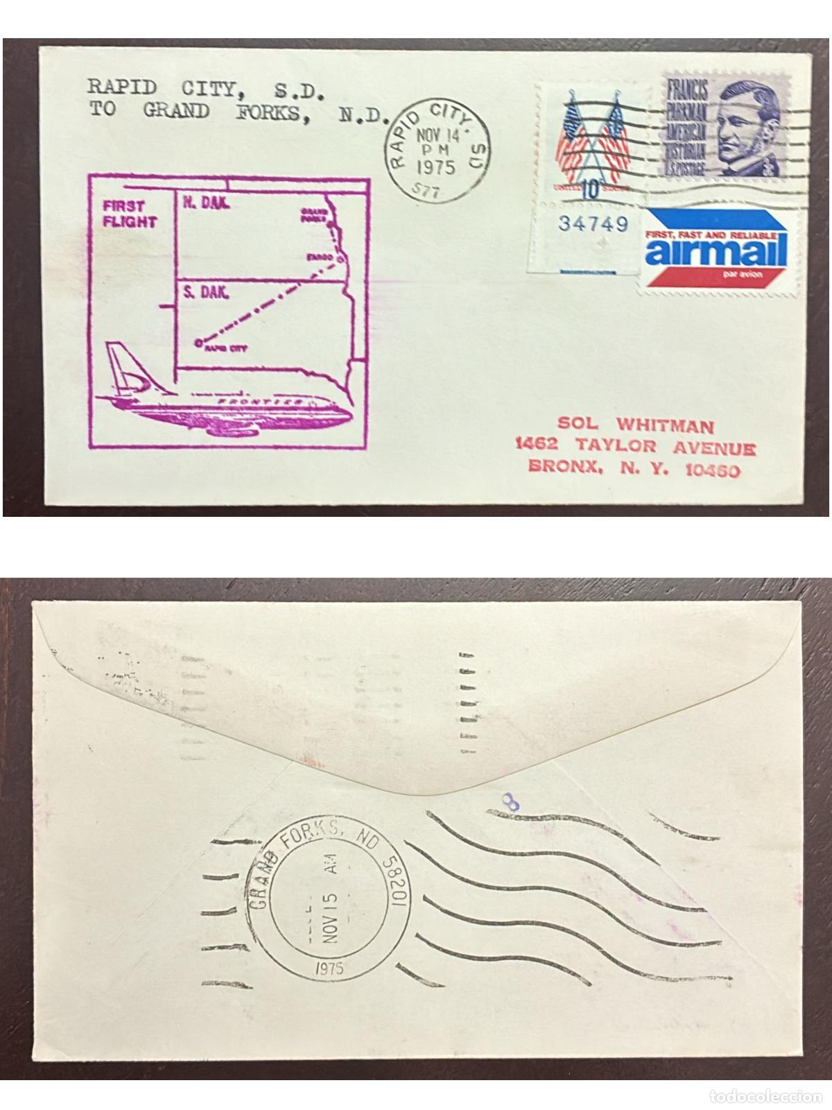 Sellos: CMI) 1975. UNITED STATES. HISTORIAN FRANCIS PARKMAN. HISTORICAL AND MODERN US FLAGS. DOMESTIC MAIL.