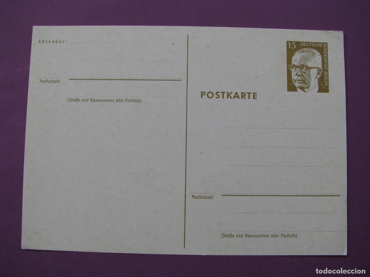 Sellos: ENTERO POSTAL DE ALEMANIA OCCIDENTAL 1971.