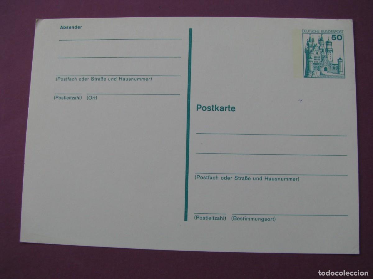 Sellos: ENTERO POSTAL DE ALEMANIA OCCIDENTAL 1977