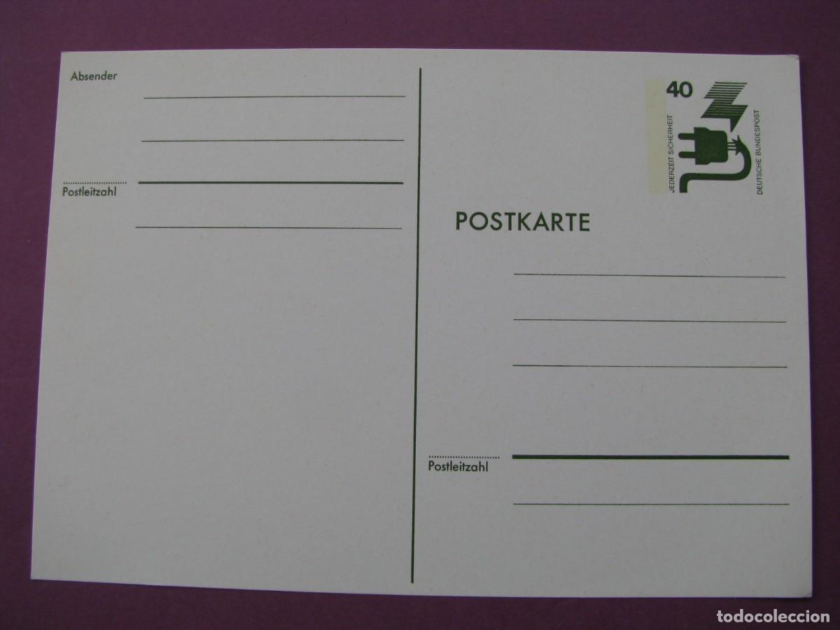 Sellos: ENTERO POSTAL DE ALEMANIA OCCIDENTAL 1974