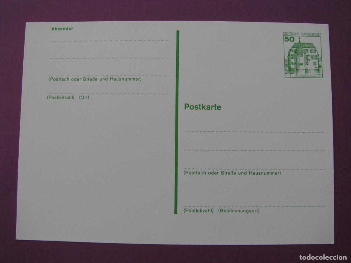 Sellos: ENTERO POSTAL DE ALEMANIA OCCIDENTAL 1980