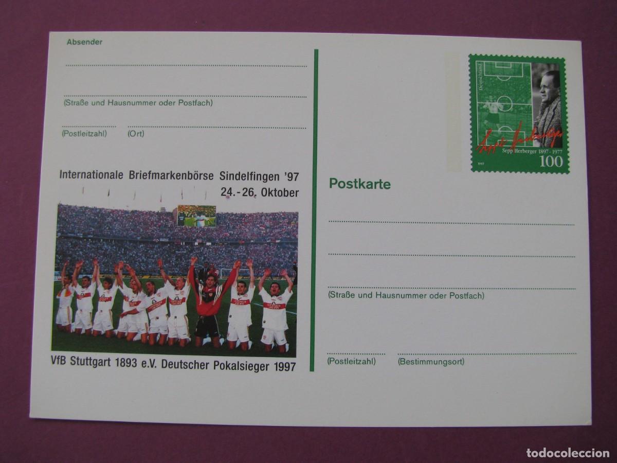 Sellos: ENTERO POSTAL DE ALEMANIA 1997. VFB STUTTGART