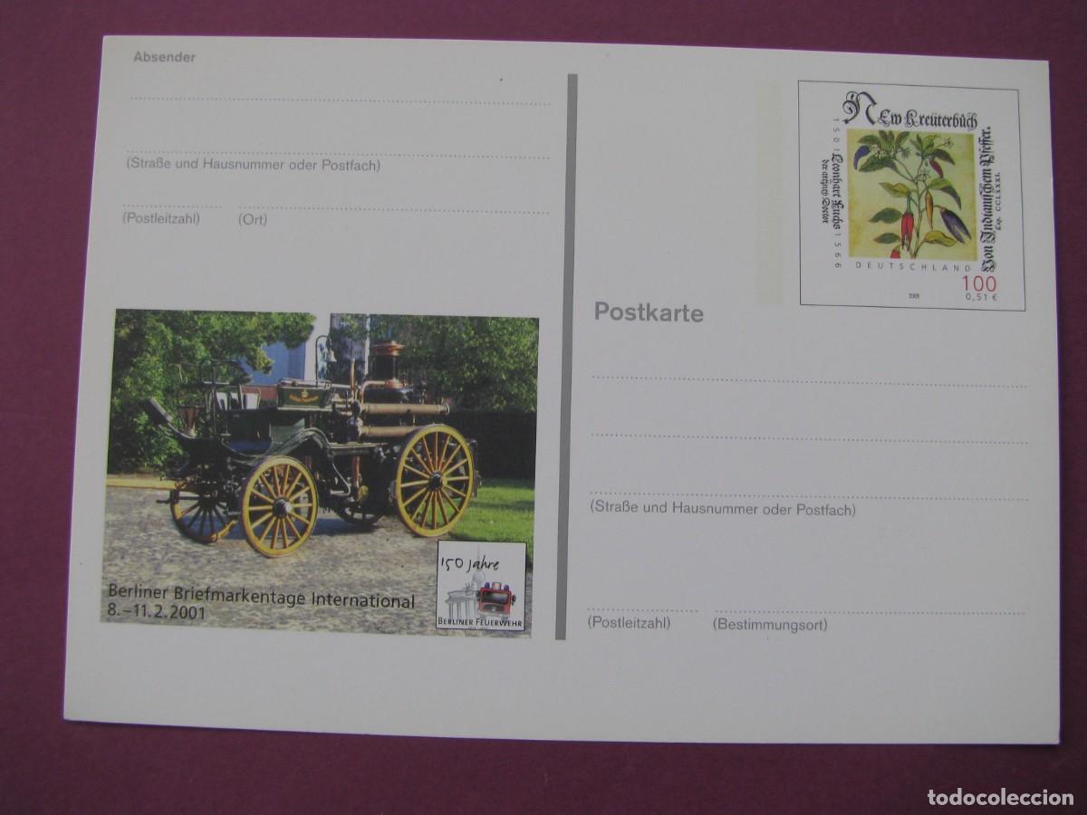 Sellos: ENTERO POSTAL DE ALEMANIA 2001