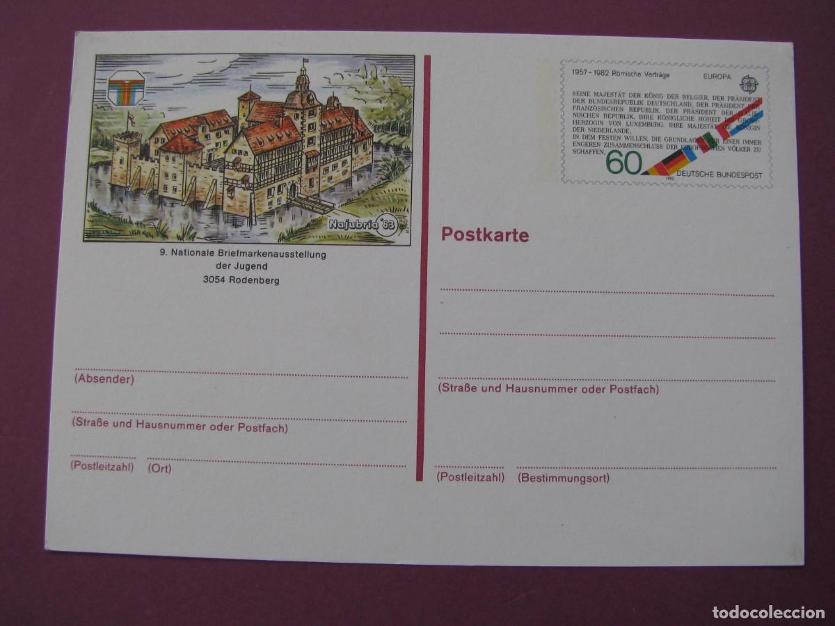 Sellos: ENTERO POSTAL DE ALEMANIA OCCIDENTAL 1982. RODENBERG