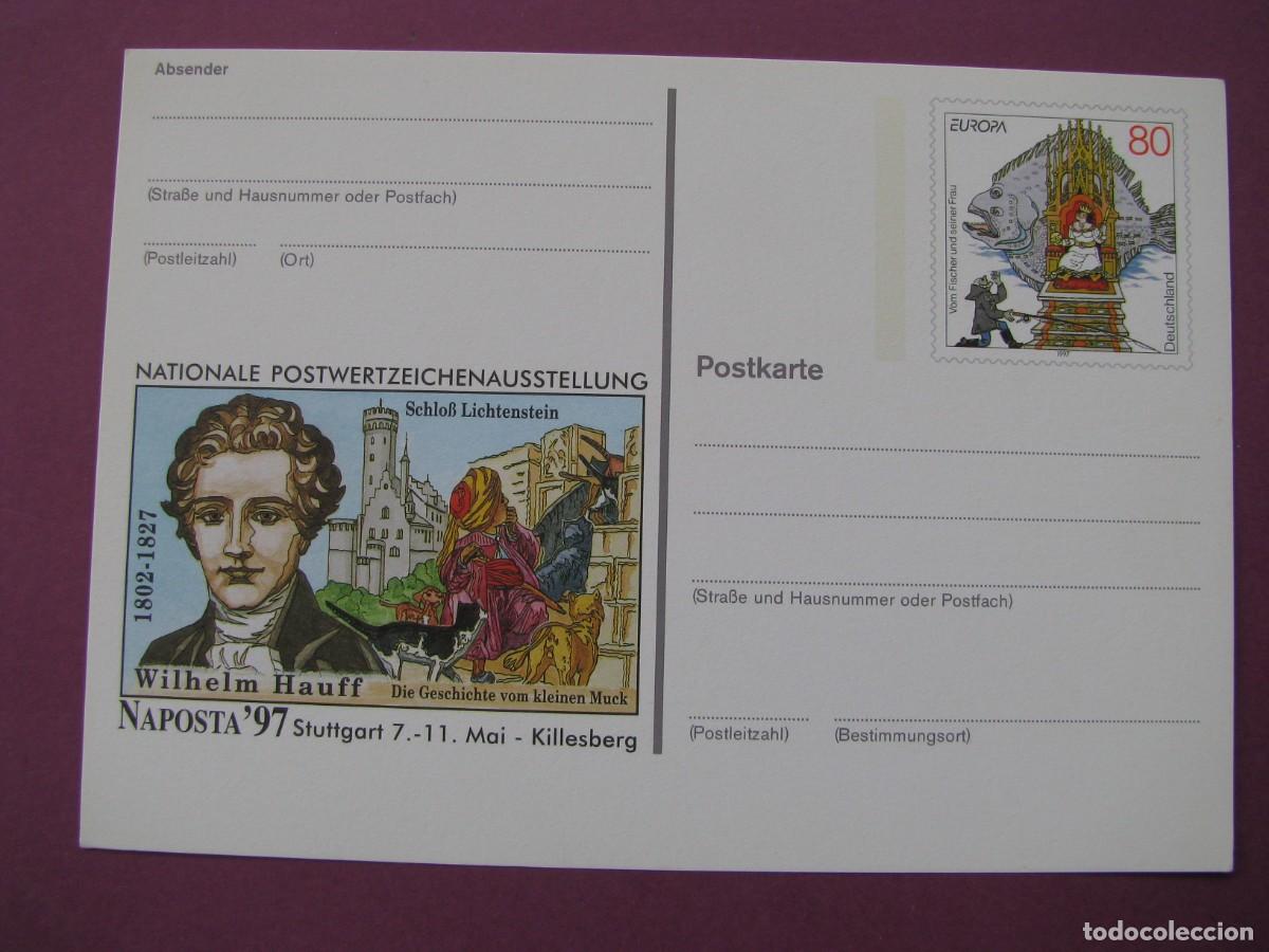 Sellos: ENTERO POSTAL DE ALEMANIA 1997. NAPOSTA 97