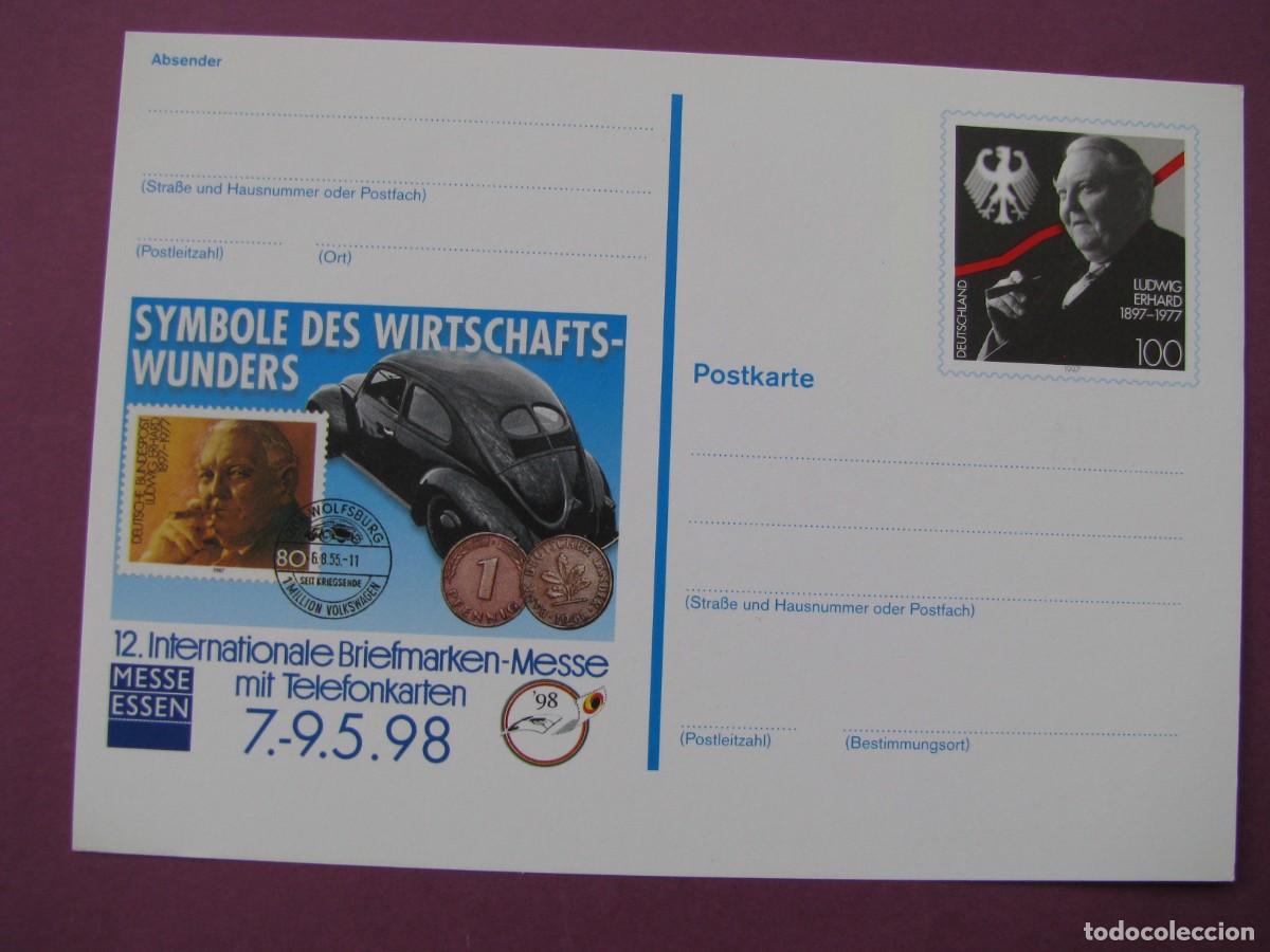Sellos: ENTERO POSTAL DE ALEMANIA 1998. BRIEFMARKEN MESSE 1998