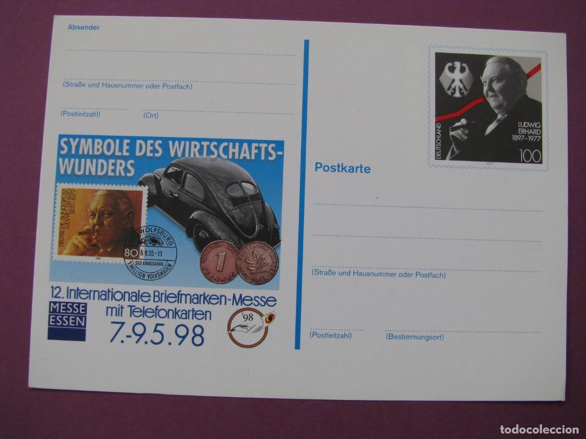 Sellos: ENTERO POSTAL DE ALEMANIA 1998. BRIEFMARKEN MESSE 1998