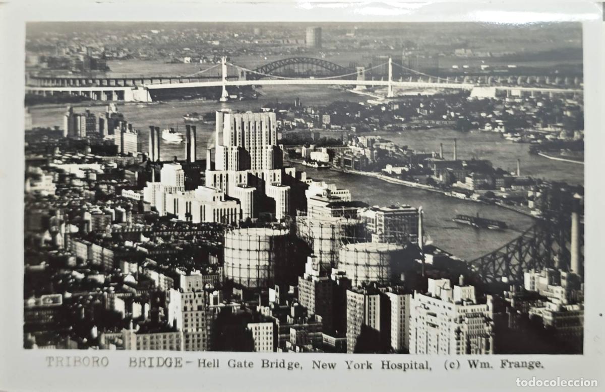 Francobolli: CMI) 1940. USA. NEW YORK INFRASTRUCTURE / TRIBORO BRIDGE, HELL GATE BRIDGE AND HOSPITAL. PHOTOGRAPHY