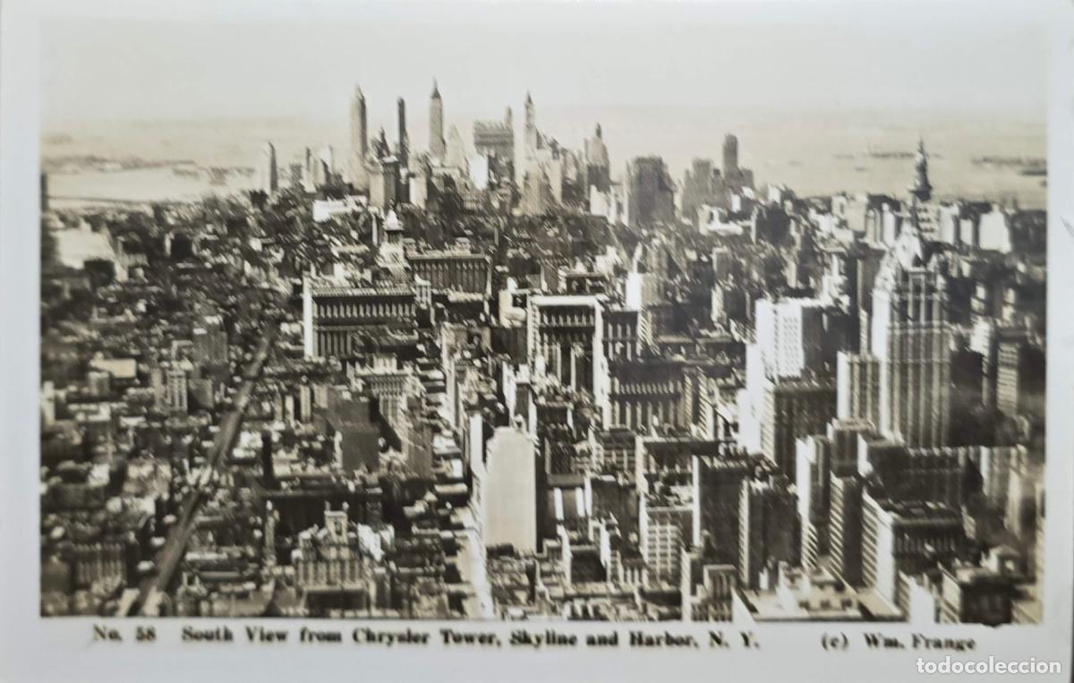 Francobolli: CMI) 1938. USA. SOUTH VIEW FROM CHRYSLER TOWER / SKYLINE AND HARBOR OF NEW YORK. PHOTOGRAPHY BY WM.