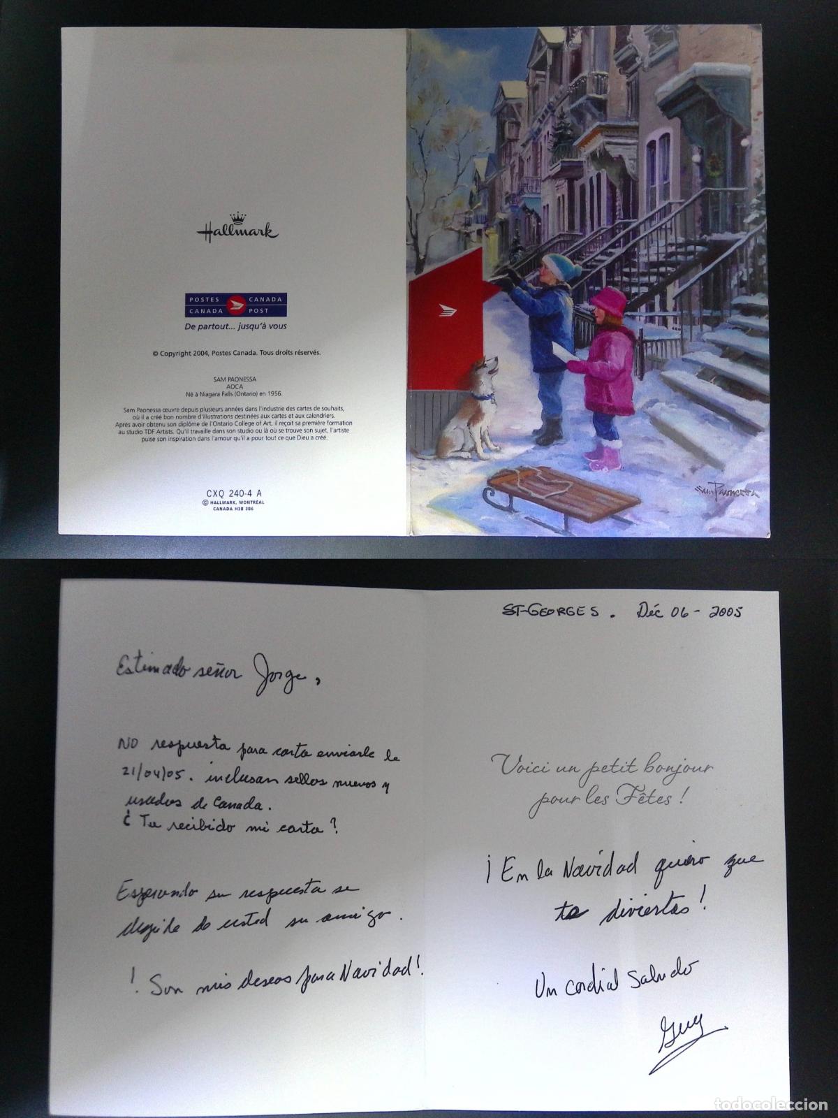 Sellos: CMI) 2005. CANADA. CHRISTMAS SCENE FEATURING CHILDREN AND A PET BY A MAILBOX; ARTWORK BY SAM PAONESS