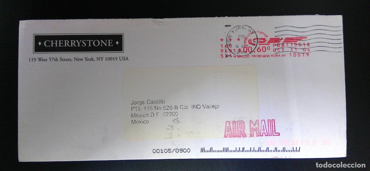 Sellos: CMI) 2004. USA. NEW YORK POSTAL HISTORY / RED METER MARK FROM A PHILATELIC COMPANY. CHERRYSTONE COMM