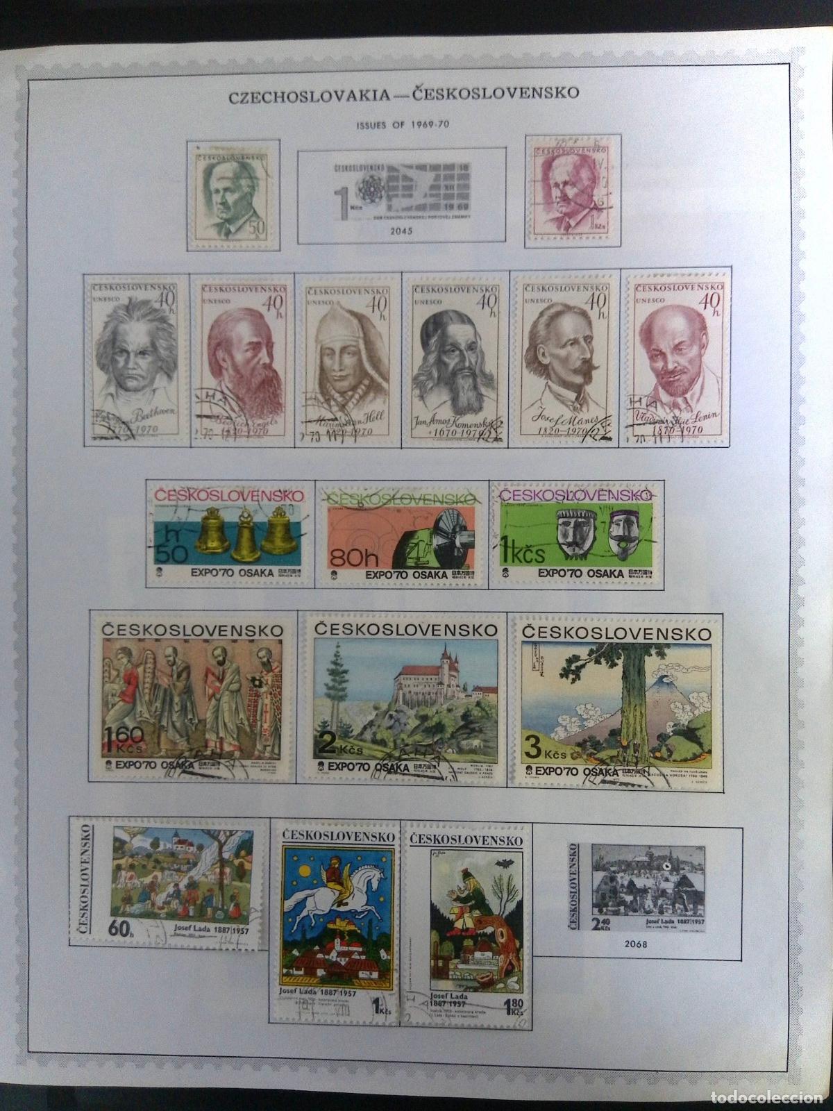 Francobolli: CMI) 1970. CZECHOSLOVAKIA. EXPO '70 OSAKA WORLD'S FAIR, PORTRAITS OF BEETHOVEN AND LENIN, AND ILLUST